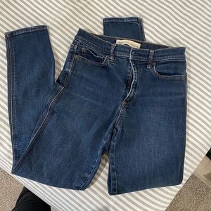 Gap high rise skinny jeans